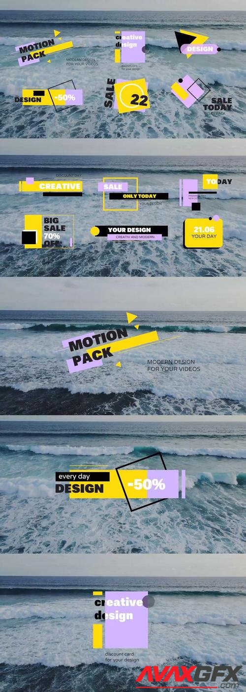 MotionArray – Modern Titles #2 986576