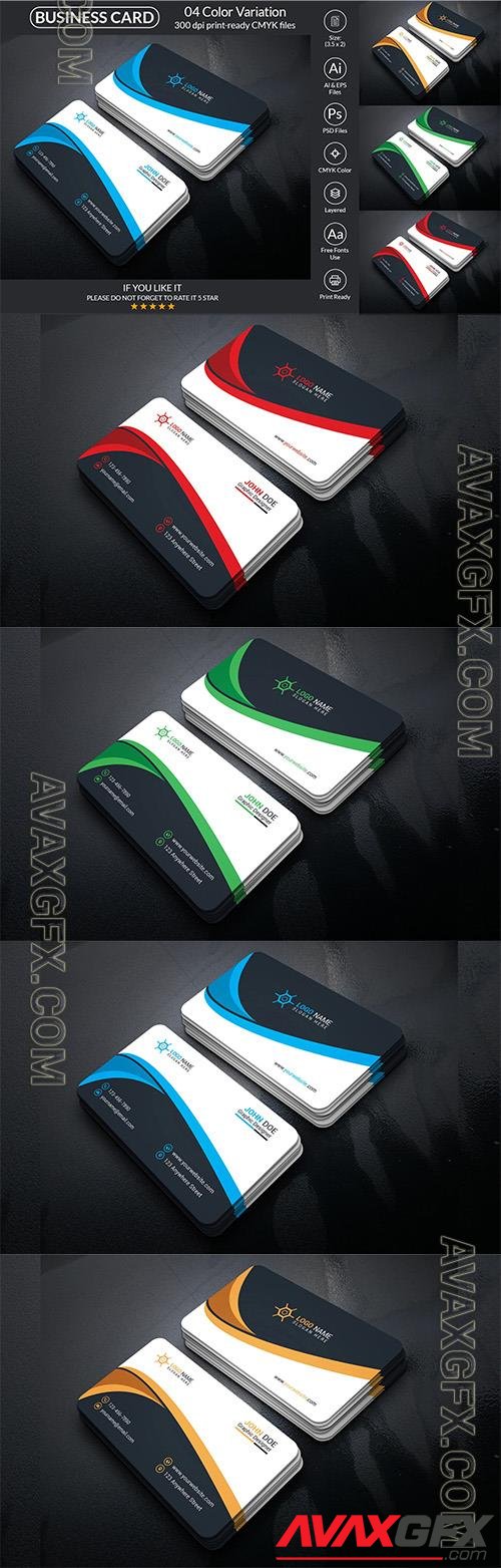 Creative And Modern Business Card Design Corporate Identity o93749