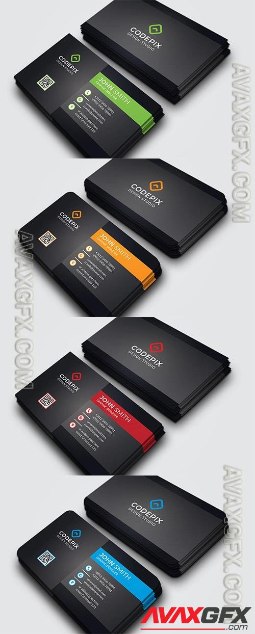 Codepix - Business Card - Corporate Identity Template o40538