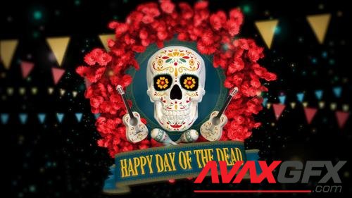 MotionArray – Day Of The Dead Logo Reveal 1055079