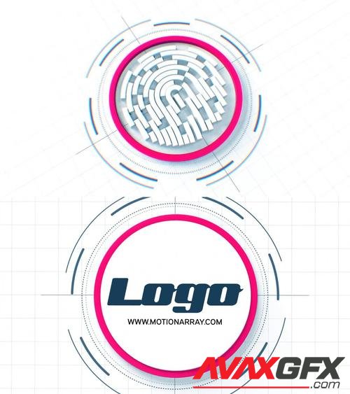 MotionArray – Fingerprint Logo 969215