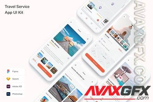 Travel Service App UI Kit MYMAXDM