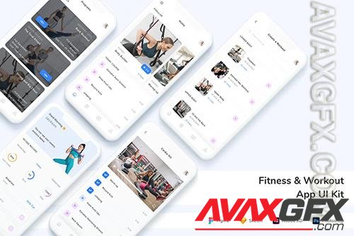 Fitness & Workout App UI Kit 265MV5Q