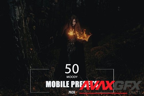 50 Moody Mobile Presets Pack