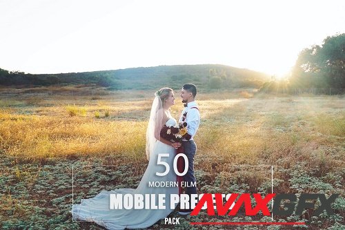 50 Modern Film Mobile Presets Pack