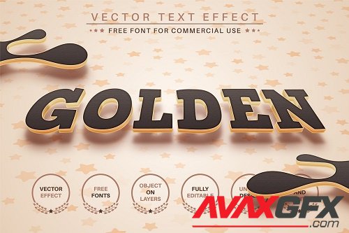 Black Gold - Editable Text Effect - 6607139