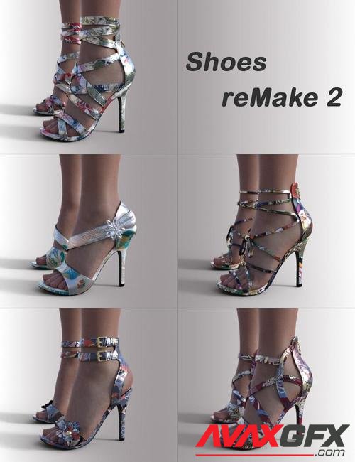 Shoes ReMake 2 for Genesis 8.1 Females