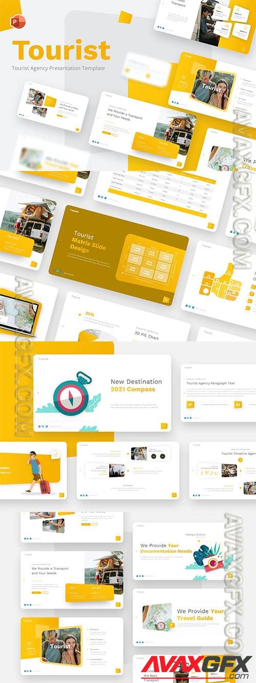 Tourist Tourist Agency PowerPoint Template FAVJ2GL