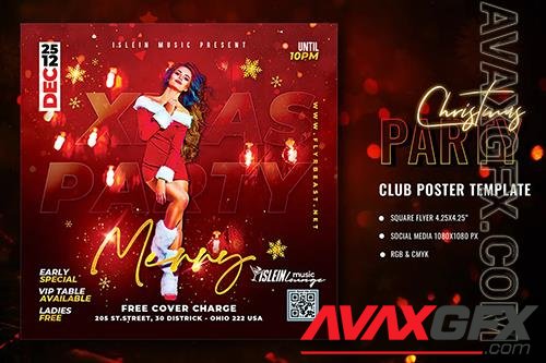 Xmas Party Flyer B3CQZ55