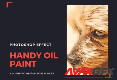 Handy Oil Paint PS Action Bundle