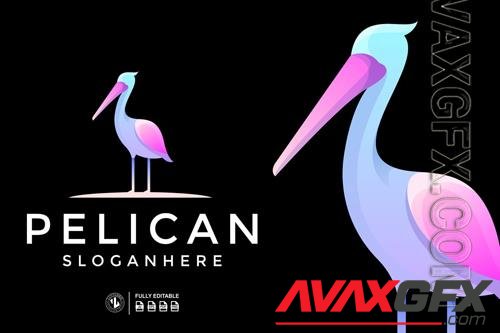 Pelican Gradient Logo Templates