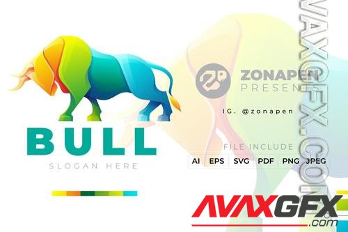 Bull Gradient Logo