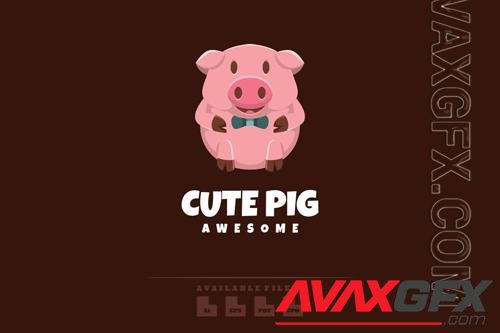 Cute Pig Logo