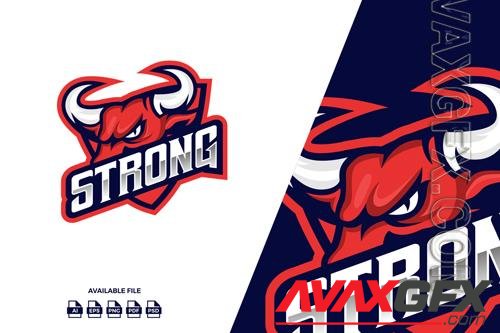 Strong Bull Esport And Sport Logo