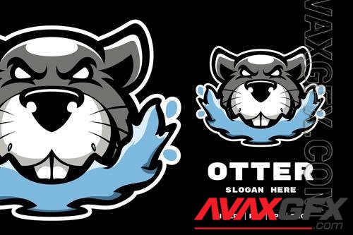 Otter Mascot Logo