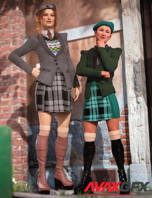 dForce Fashion Cadet Outfit Textures