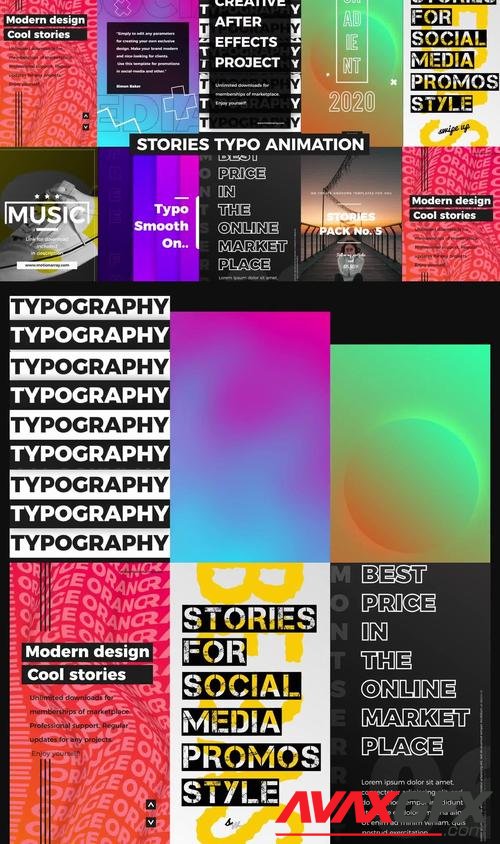 MotionArray – Stories Typo Animation 456533