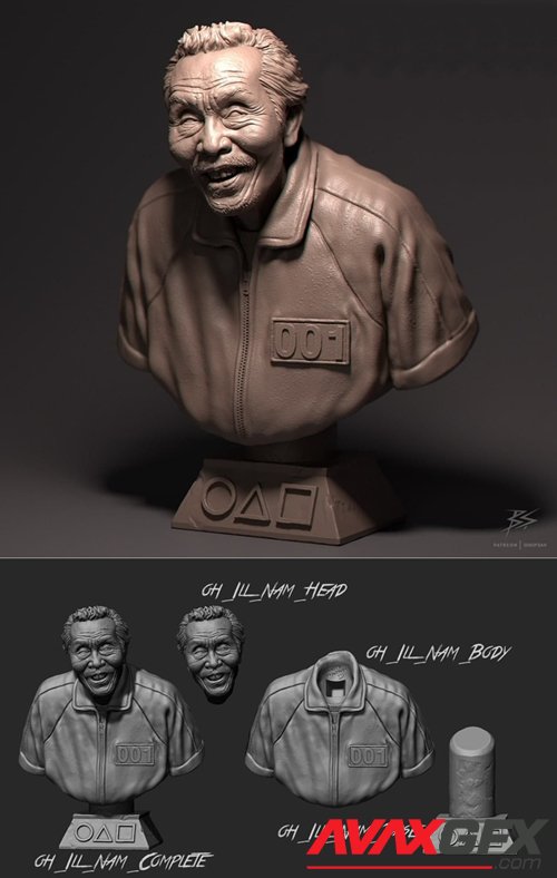 Oh ILL-Nam Bust – 3D Printable STL
