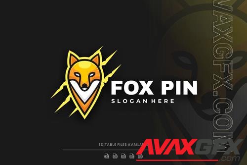 Fox Pin Sport and E Sports Logo