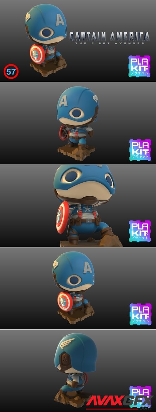Captain America The First Avenger Version – 3D Printable STL