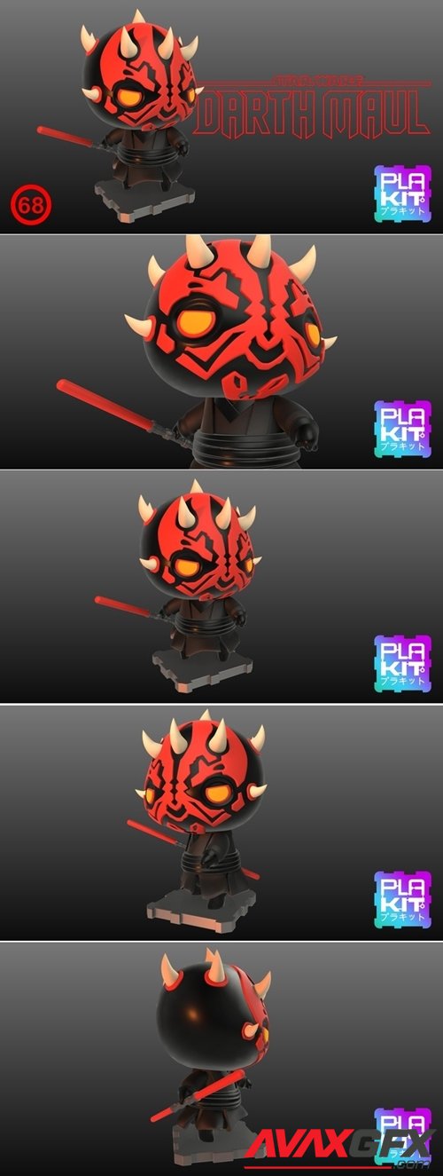 StarWars DARTH MAUL – 3D Printable STL