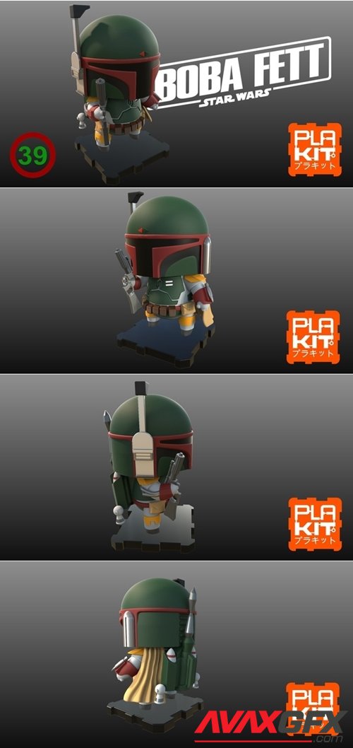 StarWars Boba Fett – 3D Printable STL