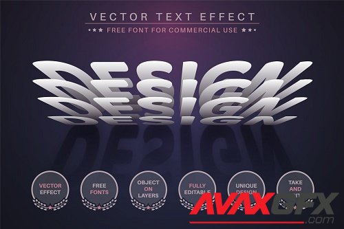 Design Shadow - Editable Text Effect - 6620604