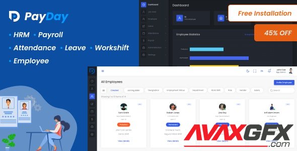 CodeCanyon - PayDay v1.1 - HRM Solutions - 33681719 - NULLED