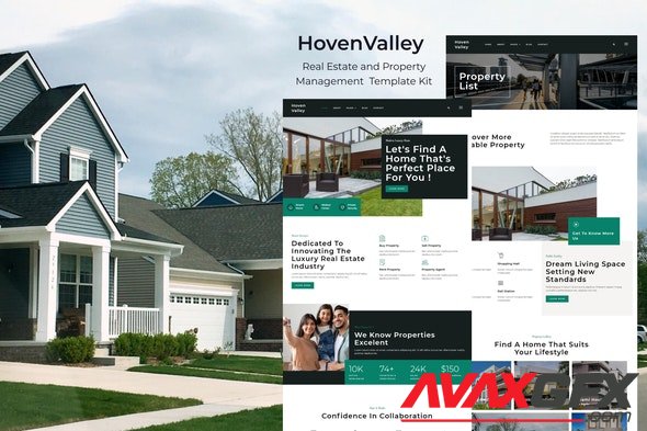 ThemeForest - Hovenvalley v1.0.0 - Real Estate and Property Management Template Kit - 34455597