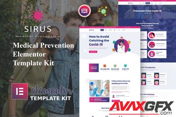 ThemeForest - Sirus v1.0.0 - Medical Prevention Elementor Template Kit - 34450495