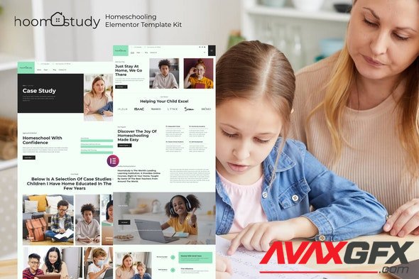 ThemeForest - Hoomstudy v1.0.0 - Homeschooling Elementor Template Kit - 34333354