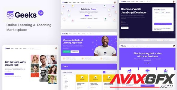 ThemeForest - Geeks v1.0.3 - Online Learning Marketplace WordPress Theme - 34322176