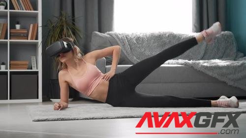 MotionArray – Exercise For Legs In Virtual Glasses 1047808