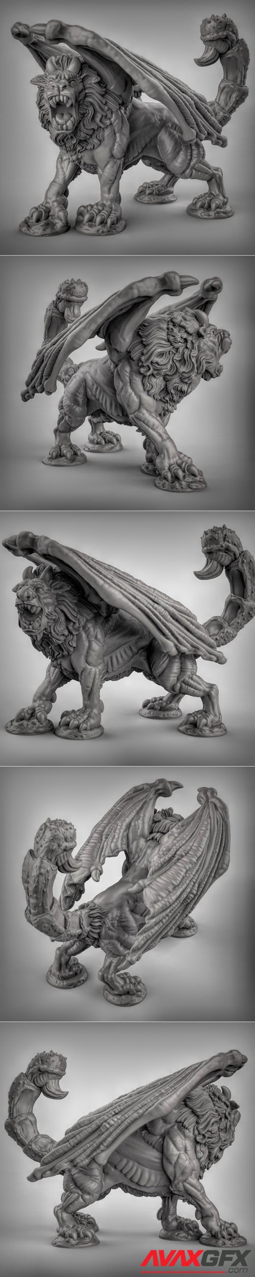 Manticore – 3D Printable STL