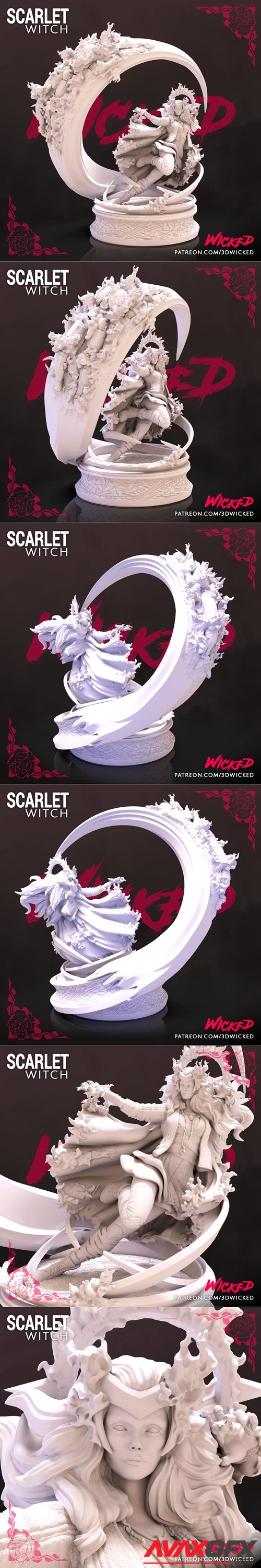 Wicked Scarlet – 3D Printable STL