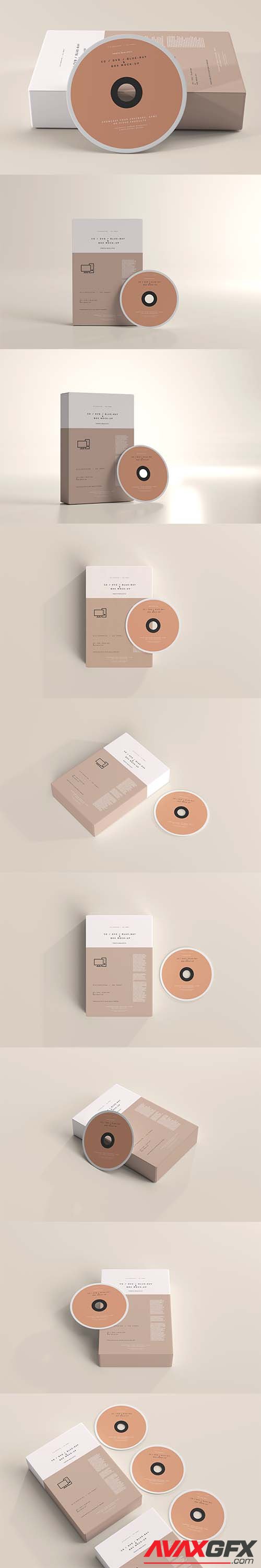 Software box and disk mockup