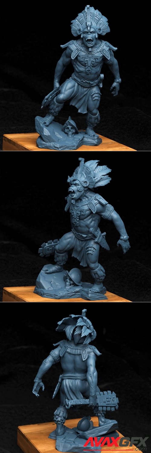 Aztec General – 3D Printable STL