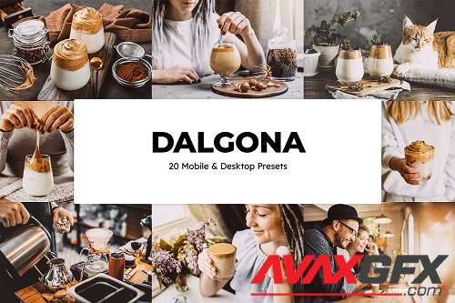 20 Dalgona Lightroom Presets & LUTs - 6603423