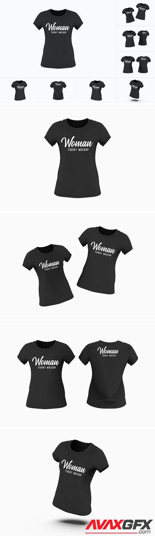 Woman T-shirt Mockup - RFSCPNS