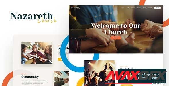 ThemeForest - Nazareth v1.0.7 - Church & Religion WordPress Theme - 23227501