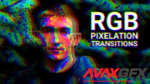 MotionArray – RGB Pixelation Transitions 971909