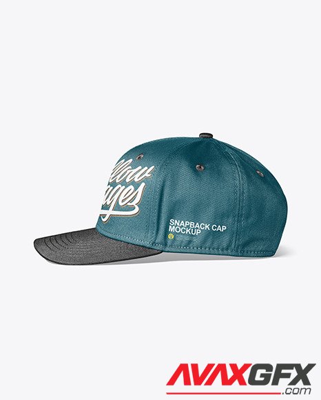 Snapback Cap Mockup 88726