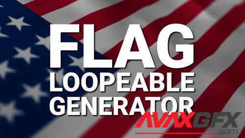 MotionArray – Flag Loopeable Generator 1057834