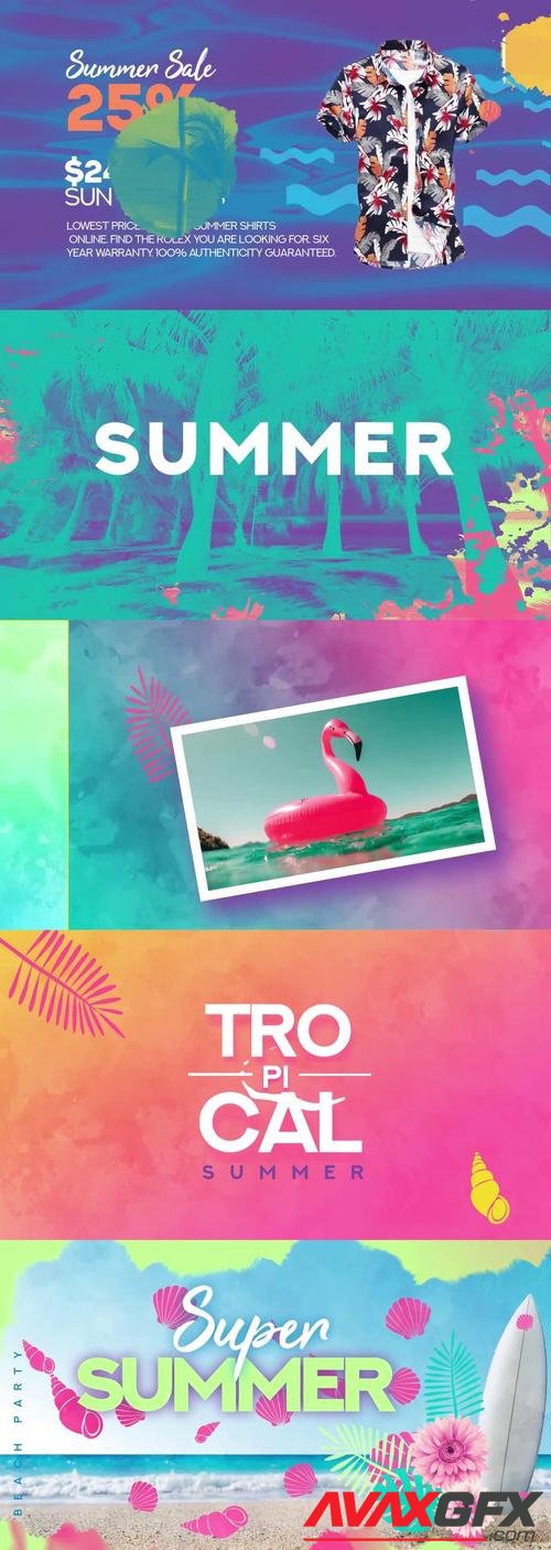 MotionArray – Summer Intro And Sales Pack 982805