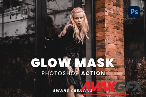 Glow Mask Photoshop Action