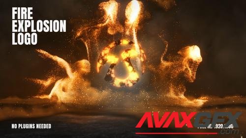 MotionArray – Fire Explosion Logo 417663