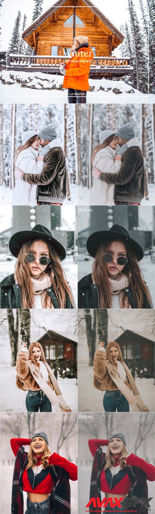 CreativeMarket - WINTER LIGHTROOM PRESETS 6510797