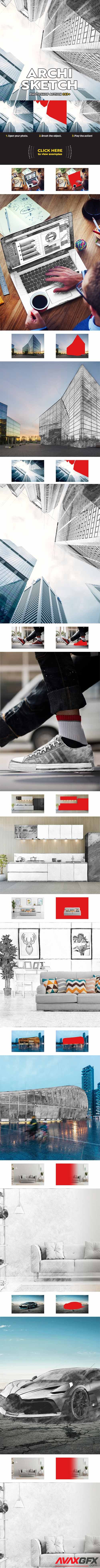 GraphicRiver - Archi Sketch Action for Photoshop CS3+ 34419244