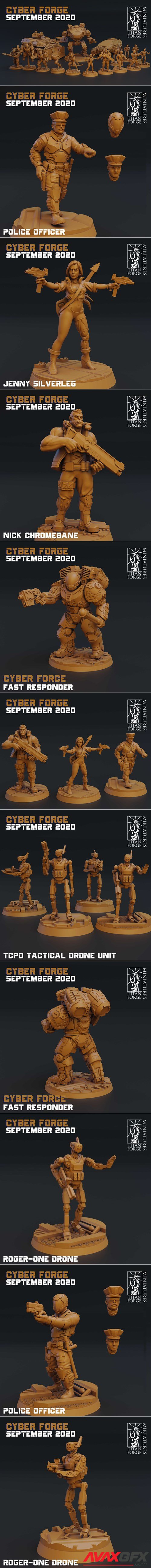 Cyber Forge September 2020 – 3D Printable STL