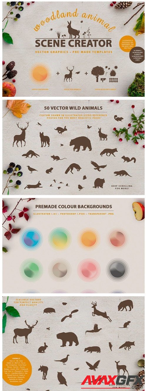 Woodland Animal Scene Creator - 4716280